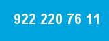 922 220 76 11